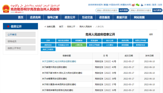 克孜勒蘇柯爾克孜自治州市國家稅務(wù)局人事任命最新動態(tài)